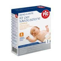 PIC Benda elastyczna siatka opatrunkowa do pępka noworodka 3m