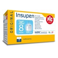 PIC Insupen Igły do penów 31G 8mm, 100 sztuk