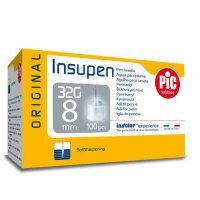 PIC Insupen Igły do penów insulinowych 32G 8mm, 100 sztuk