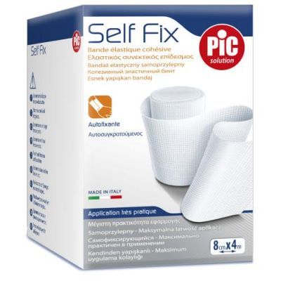 PIC SelfFix Samoprzylepny bandaż 8cmx4m elastyczny, 1szt.