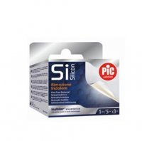 PIC SiSilicon plaster silikonowy 5 cm x 3 m na rolce z włókniny z technologią silikonową 1 sztuka