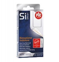 PIC SiSilicon pooperacyjny plaster silikonowy 2,5x7,2 cm z włókniny z technologią silikonową 8 sztuk