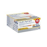 PIC solution Insulin Syringes 31G (0,25mm) x 8mm Jednorazowa strzykawka insulinowa 0,5ml, 100 szt.