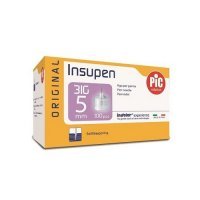 PIC SOLUTION INSUPEN Igły do penów insulinowych 31G 0,25 x 5 mm 100 sztuk