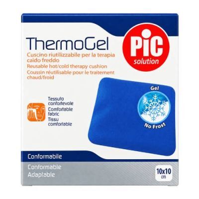 PIC Thermogel Kompres ciepło-zimno żelowy 10 x 10 cm z pokrowcem, 1 szt.