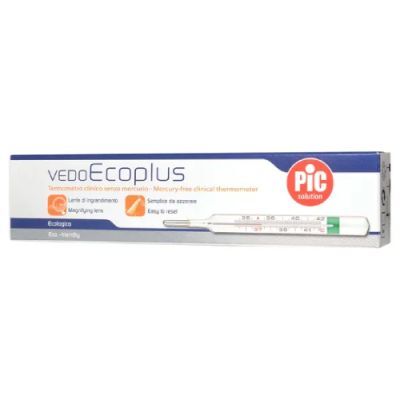 PIC VedoEco Plus Termometr szklany lekarski bezrtęciowy, 1 szt.