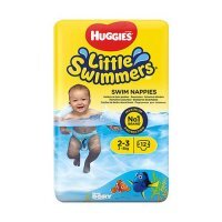 Pieluchy do pływania HUGGIES Little Swimmers 2-3 3kg-8kg - 12 sztuk (25536) KRÓTKA DATA 31.12.2024