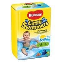 Pieluchy do pływania HUGGIES Little Swimmers 3-4  7kg-15kg - 12 sztuk (25537)