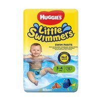 Pieluchy do pływania HUGGIES Little Swimmers 3-4  7kg-15kg - 12 sztuk (25537)