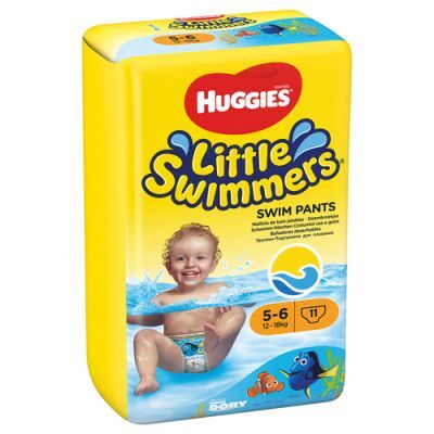 Pieluchy do pływania HUGGIES SWIMMERS 5-6 (12-18kg) - 11 sztuk (26030)