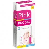 PINK DUO 2 testy ciążowe płytkowy + strumieniowy