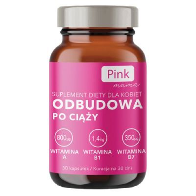 Pink Mama Odbudowa po ciąży, 30 kaps.