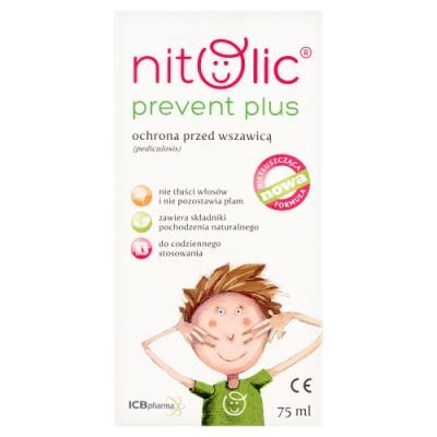 PIPI NITOLIC PREVENT PLUS Ochrona przeciw wszawicy  75 ml