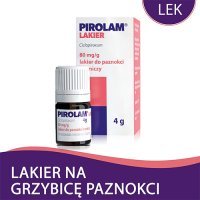 PIROLAM lakier do paznokci leczniczy 80 mg/g 4 g