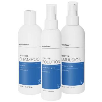 PITYVER Zestaw kosmetyków na łupież pstry Szampon, 150ml + Płyn, 100ml + Emulsja do ciała, 150ml