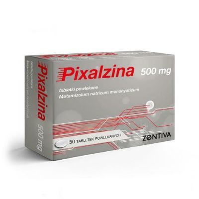 Pixalzina 500mg, Lek o silnym działaniu przeciwbólowym, 50 tabl.