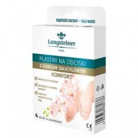 PLASTER na odciski z kwasem salicylowym KOMFORT 4 sztuki  LANGSTEINER