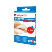 ZYSKAJ ZDROWIE Plaster tkaninowy z opatrunkiem 1m x 8 cm, 1 szt.