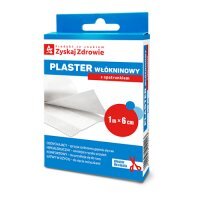 ZYSKAJ ZDROWIE Plaster włókninowy z opatrunkiem 1m x 6cm, 1 szt.