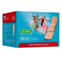 Plastry wodoodporne APTEO 72 mm x 19 mm, 100 sztuk