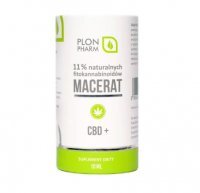 PLON PHARM Olej CBD+ Macerat 11% naturalnych fitokannabinoidów 10ml