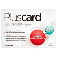 PLUSCARD 100 mg + 40 mg  60 tabletek