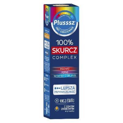 PLUSSSZ 100% Skurcz Complex 20 tabletek musujących