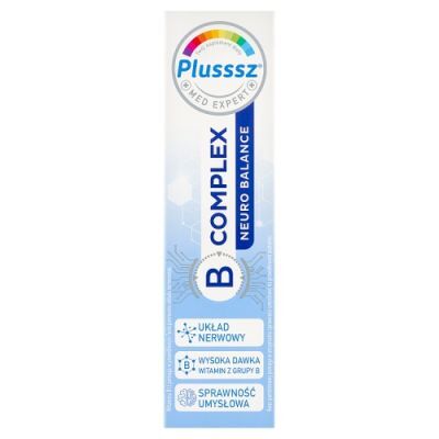 Plusssz B Complex Neuro Balance, 20 tabletek musujących