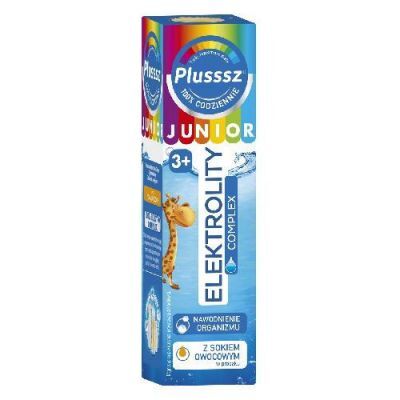 PLUSSSZ JUNIOR ELEKTROLITY Complex 20 tabletek musujących