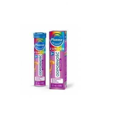 PLUSSSZ JUNIOR Odporność Complex 20 tabletek musujących