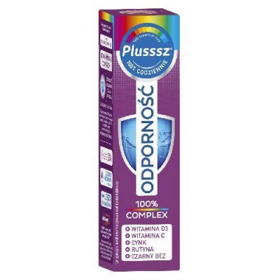 Plusssz Odporność 100% Complex, 20 tabletek musujących