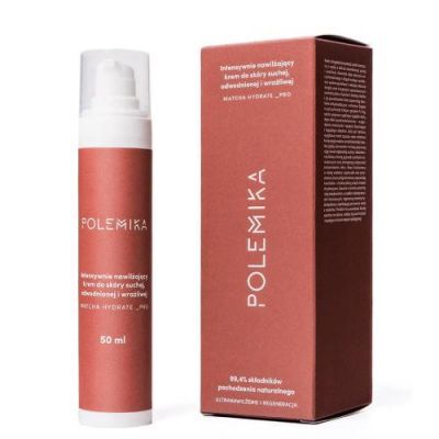 POLEMIKA Intensywnie nawilżający krem do twarzy do skóry suchej, odwodnionej i wrażliwej, 50ml