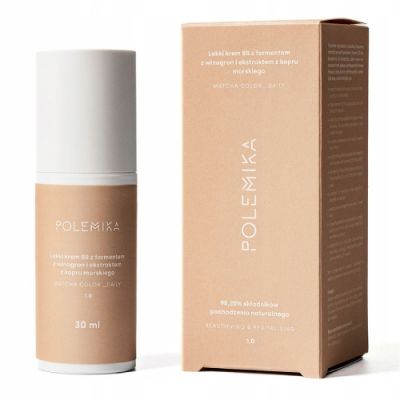 Polemika Lekki krem BB z fermentem z winogron i ekstraktem z kopru morskiego 1.0, 30 ml