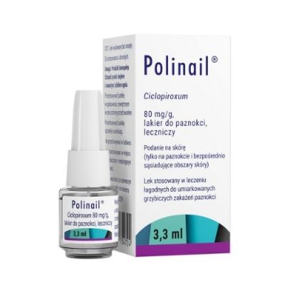 Polinail lakier do paznokci leczniczy 80 mg/g, 3,3 ml