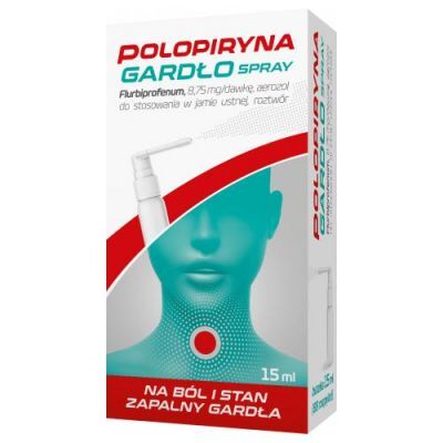 Polopiryna Gardło spray 0,25%, 15ml