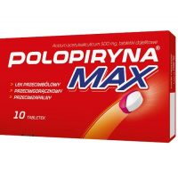 POLOPIRYNA MAX 500 mg 10 tabletek dojelitowych