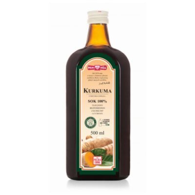 Polska Róża Sok z kurkumy 100%, 500 ml