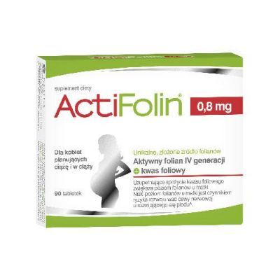 POLSKI LEK ActiFolin 0,8mg, 90tabl.