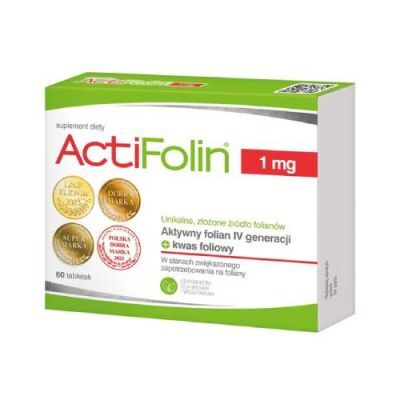 POLSKI LEK ActiFolin 1 mg, 60 tabletek