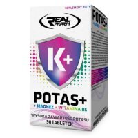 POTAS + MAGNEZ + B6 90 tabletek Real Pharm