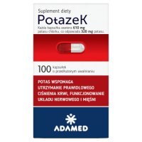 POTAZEK 610 mg 100 kapsułek, niedobór minerałów