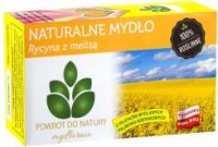 POWRÓT DO NATURY Mydło 100%  roślinne RYCYNA + MELISA 100g