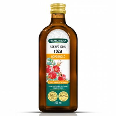 PREMIUM ROSA Sok z róży NFC 100%, 250 ml