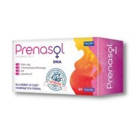 Prenasol - zestaw witamina z DHA  dla kobiet w ciąży i karmiących piersią, 60 kaps. KRÓTKA DATA 30.09.2026