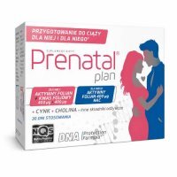Prenatal Plan Prenatal Primo, 30 kaps. + Nucleox Primo, 30 kaps. - przygotowanie do ciąży dla niej i dla niego