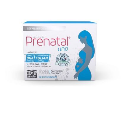 PRENATAL UNO 30 kapsułek + PRENATAL DHA 30 kapsułek