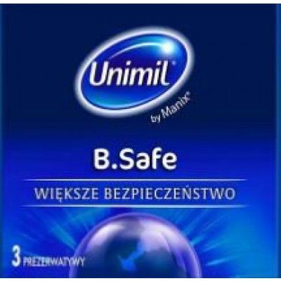 Prezerwatywy UNIMIL B.Safe, 3szt.