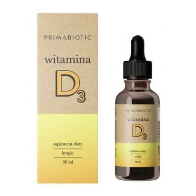 PRIMABIOTIC Witamina D3 2000 Krople, 30ml