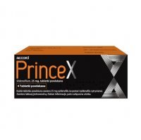 PRINCEX 25 mg 4 tabletki na zaburzenia erekcji, na potencję