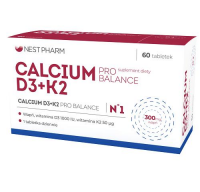 PRO BALANCE Calcium D3+K2 60 tabletek